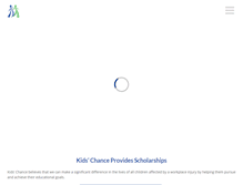 Tablet Screenshot of kidschance.org